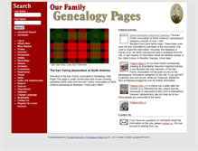 Tablet Screenshot of kerrcarrgenealogy.com